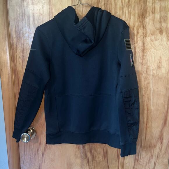 Boys Nike Black Dri-Fit Las Vegas Raiders Football Hoody Size Medium - Picture 3 of 11